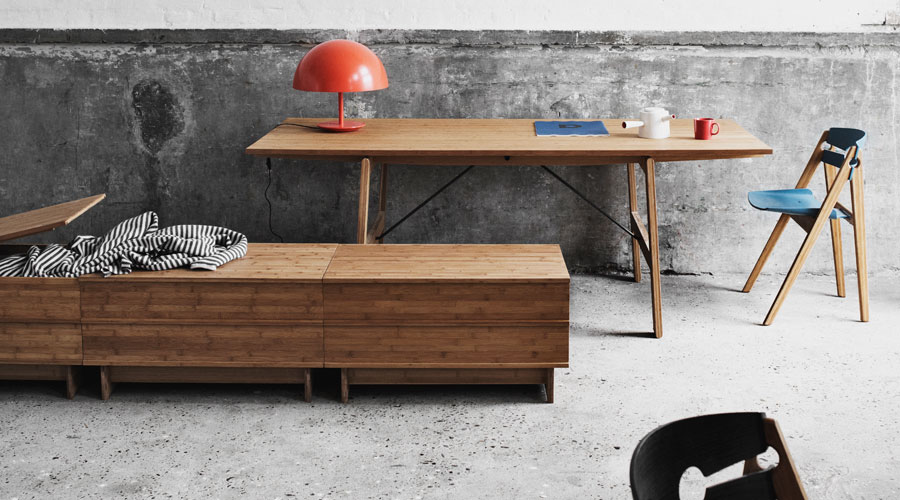 Sitzbank CORRELATION aus Bambus-Holz von wedowood