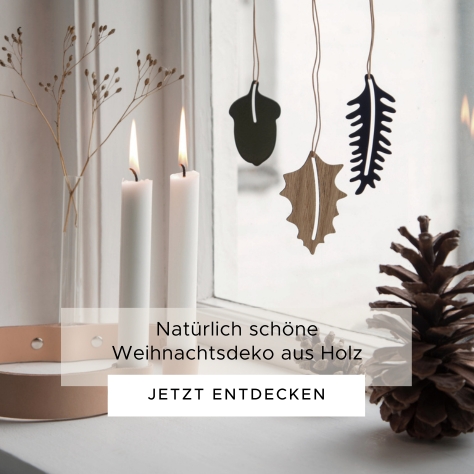 Natürlich schöne Weihnachtsdeko aus Holz